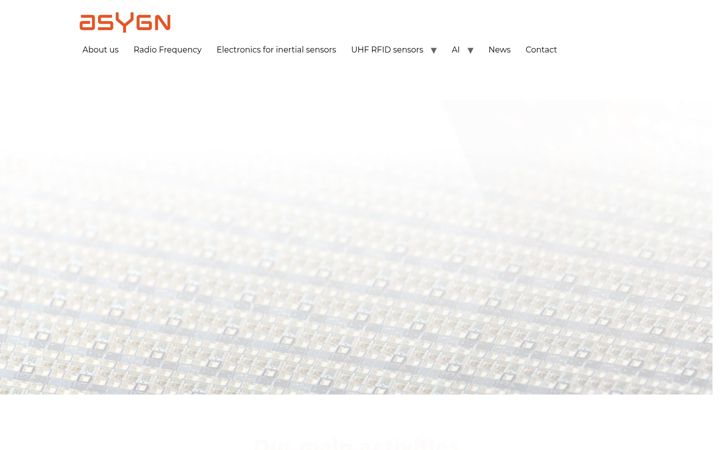 Posnetek zaslona asygn.com