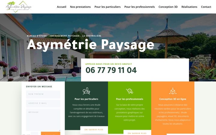 Screenshot of asymetrie-paysage.fr