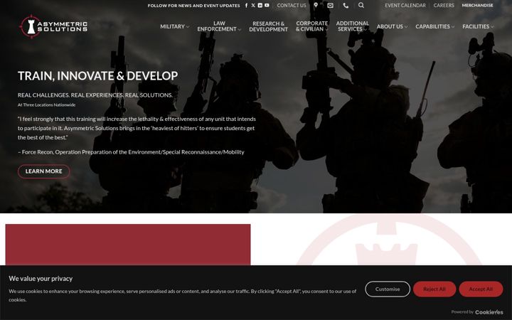 Screenshot ta' asymmetricsolutionsusa.com