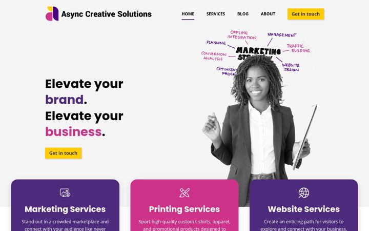 Screenshot of asynccs.com