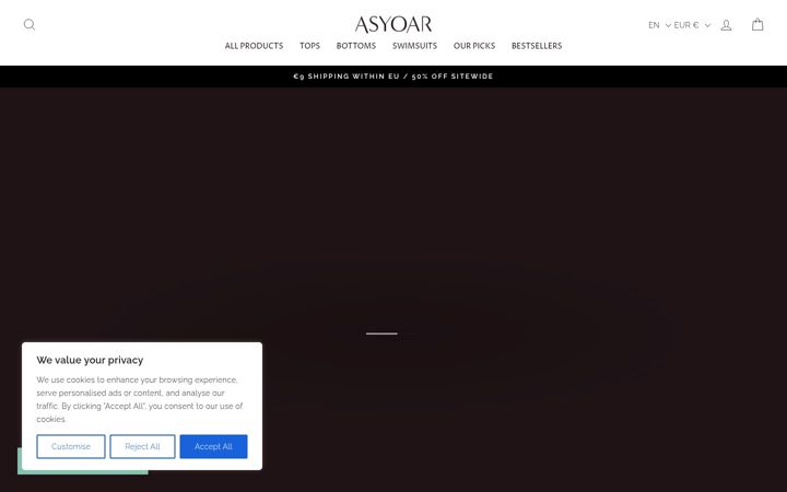 Screenshot of asyoar.com