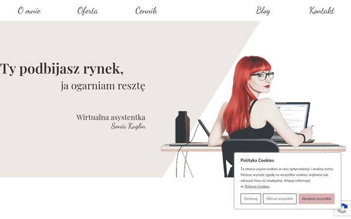 Screenshot of asystentkakreatywna.pl