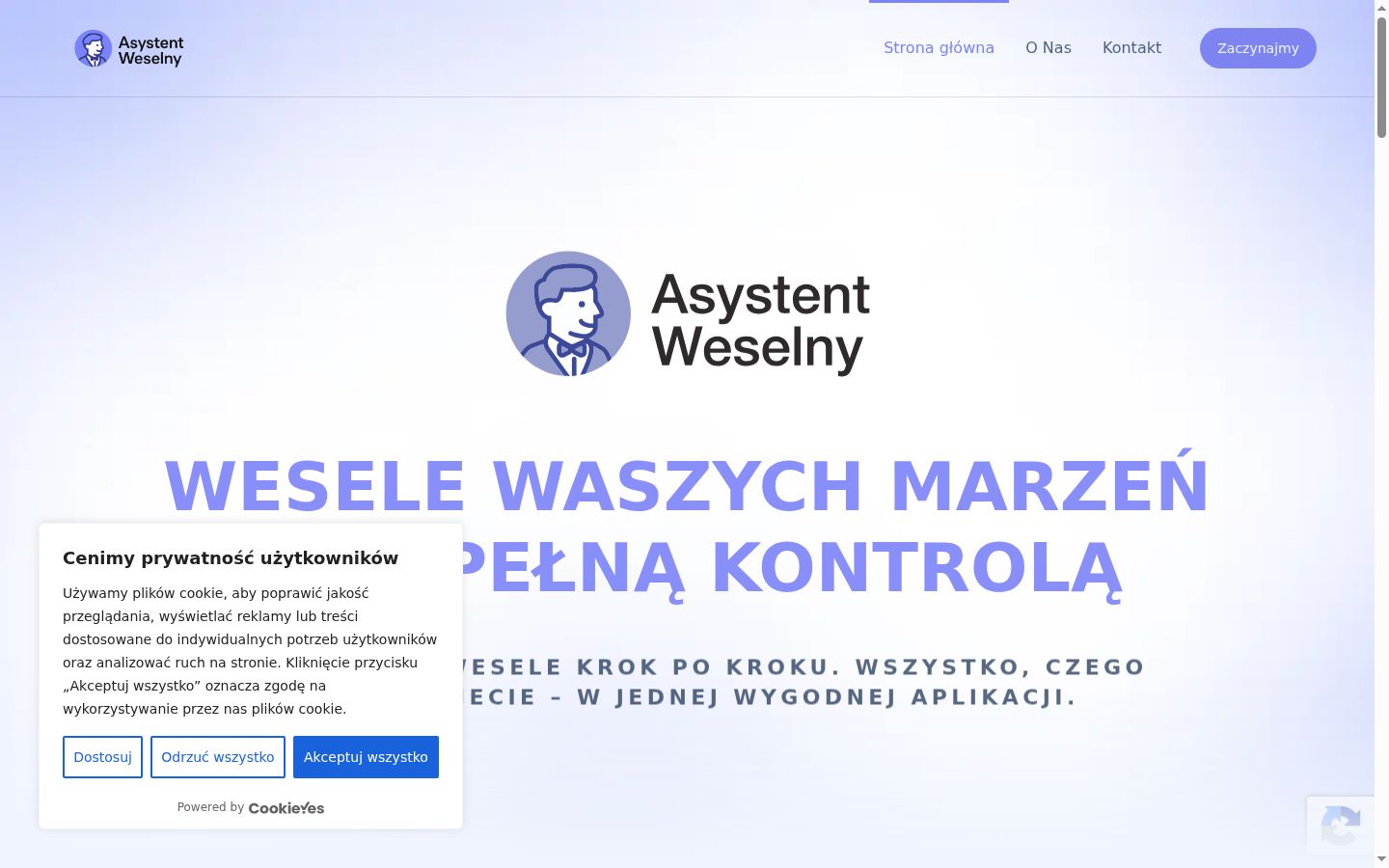 Snímek obrazovky baneru souhlasu zobrazeného před jakoukoli interakcí