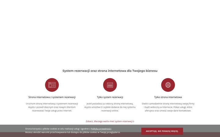 Screenshot of asysto.pl