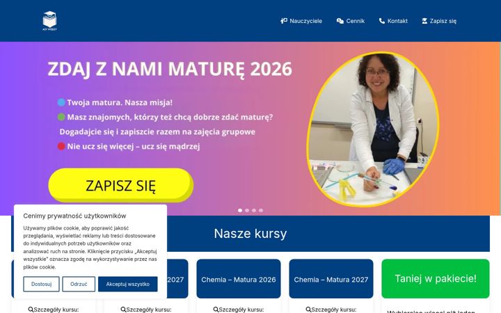 Screenshot of asywiedzy.pl
