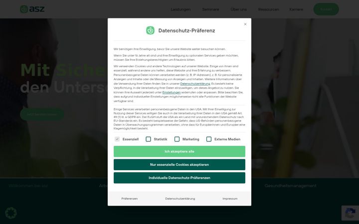 Screenshot of asz-digital.com