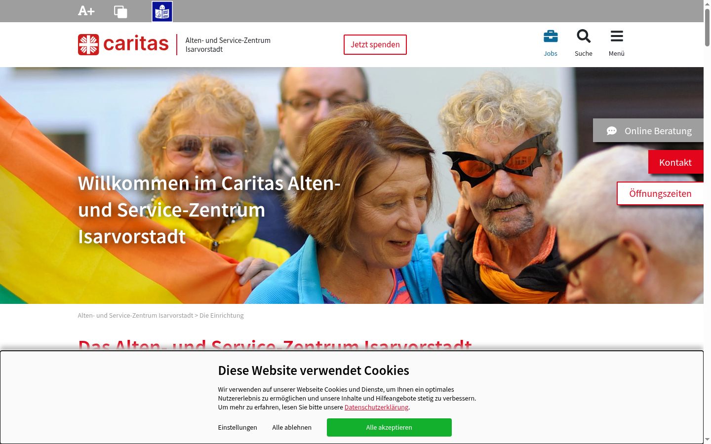 Screenshot tal-banner tal-kunsens muri qabel kwalunkwe interazzjoni