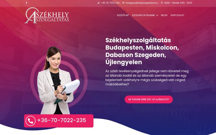 Екранна снимка на aszekhelyszolgaltatas.hu