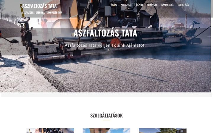 Ekrānuzņēmums no aszfaltozastata.hu
