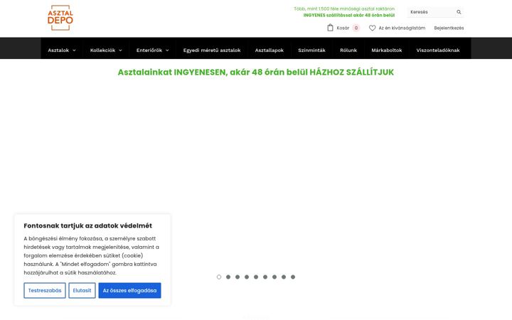 Екранна снимка на asztaldepo.hu
