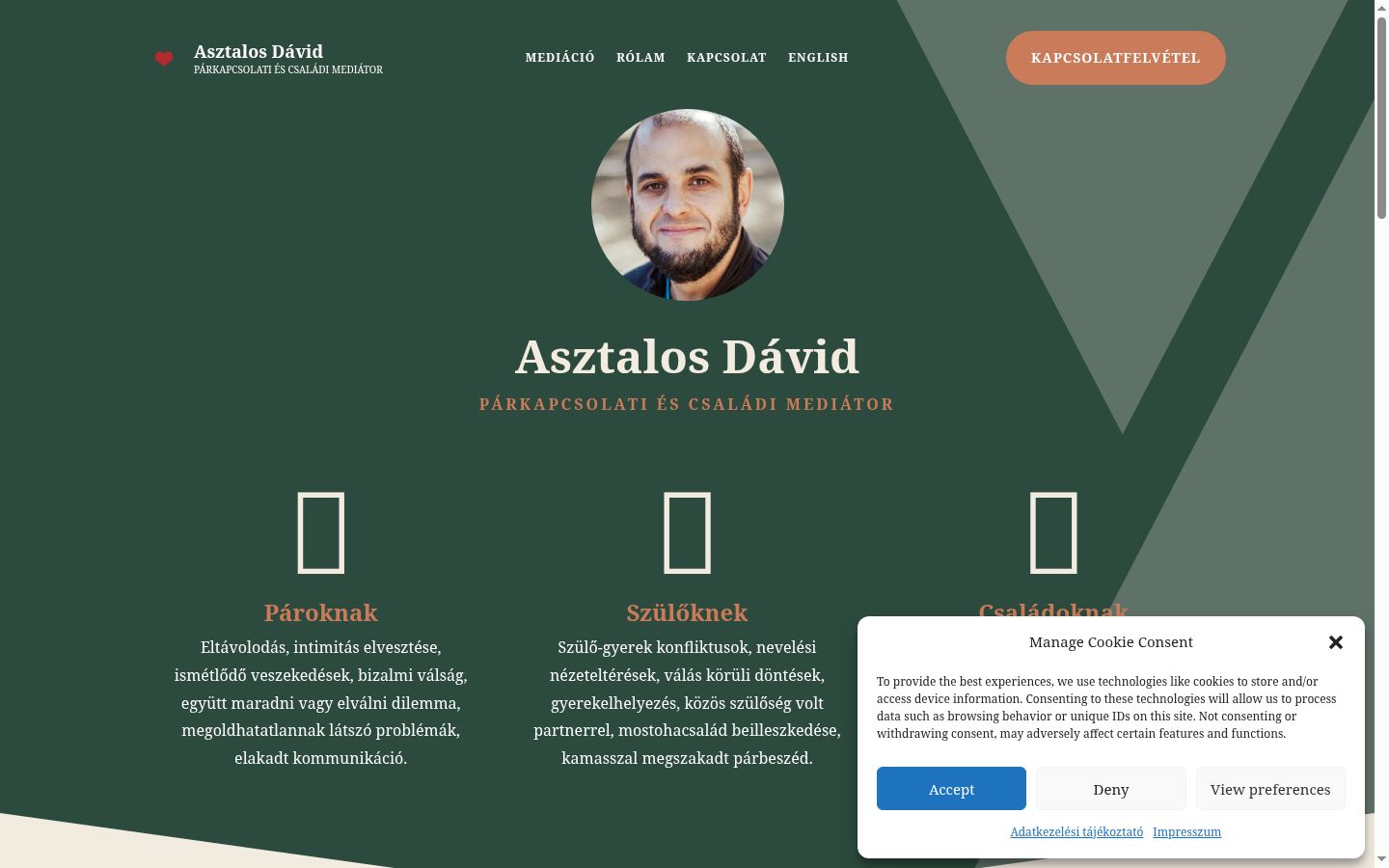 Screenshot tal-banner tal-kunsens muri qabel kwalunkwe interazzjoni
