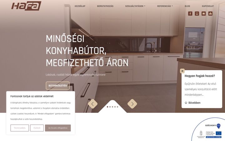 Screenshot of asztalossopron.hu