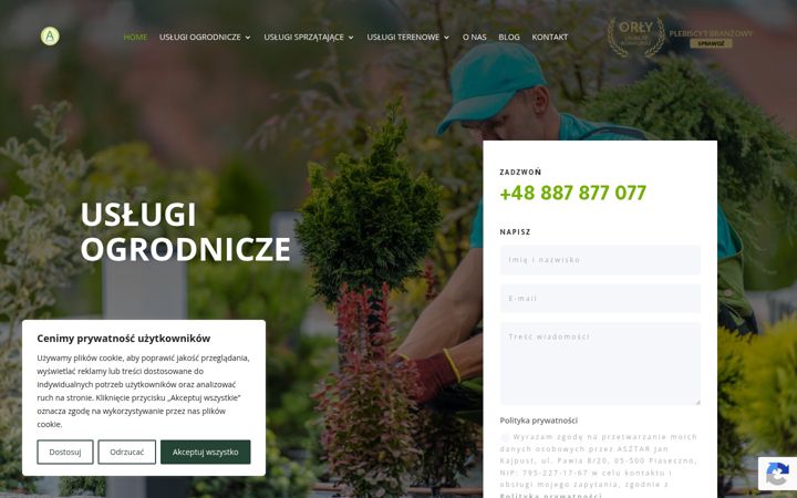 Screenshot of asztar.pl