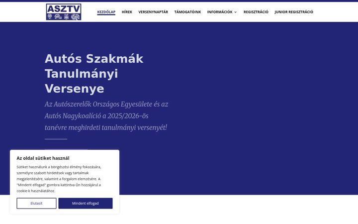 Screenshot of asztv.hu