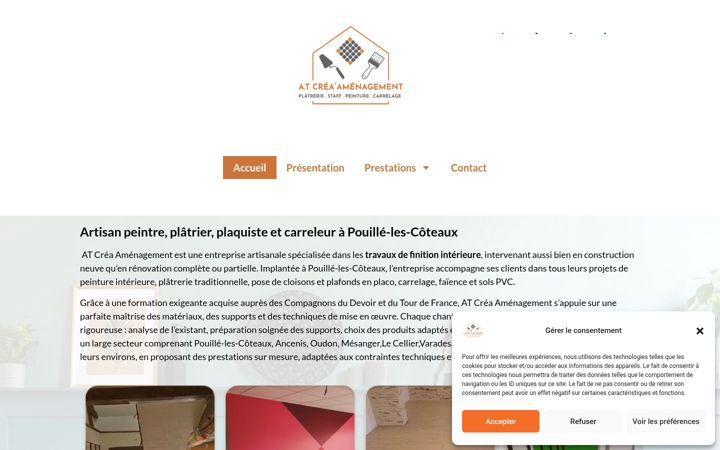 Екранна снимка на at-crea.fr
