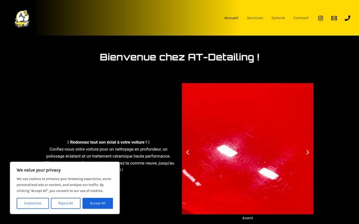 Screenshot of at-detailing.fr