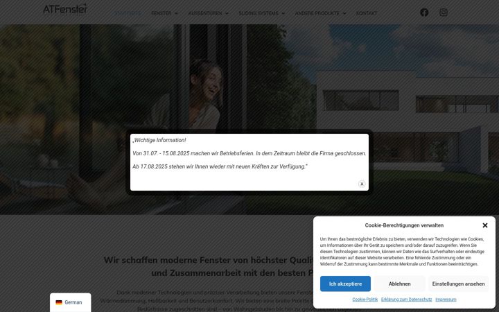 Screenshot ta' at-fenster.de