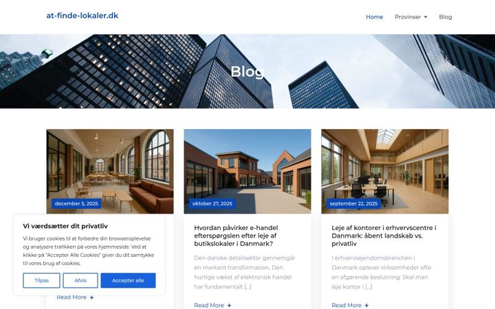 Screenshot of at-finde-lokaler.dk