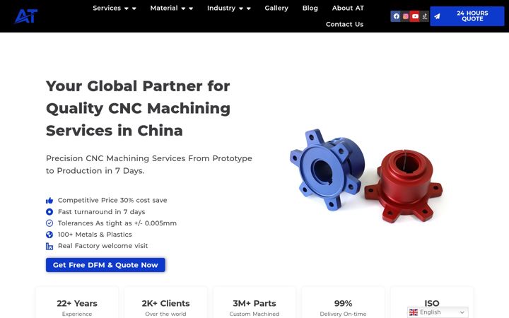 Screenshot of at-machining.com