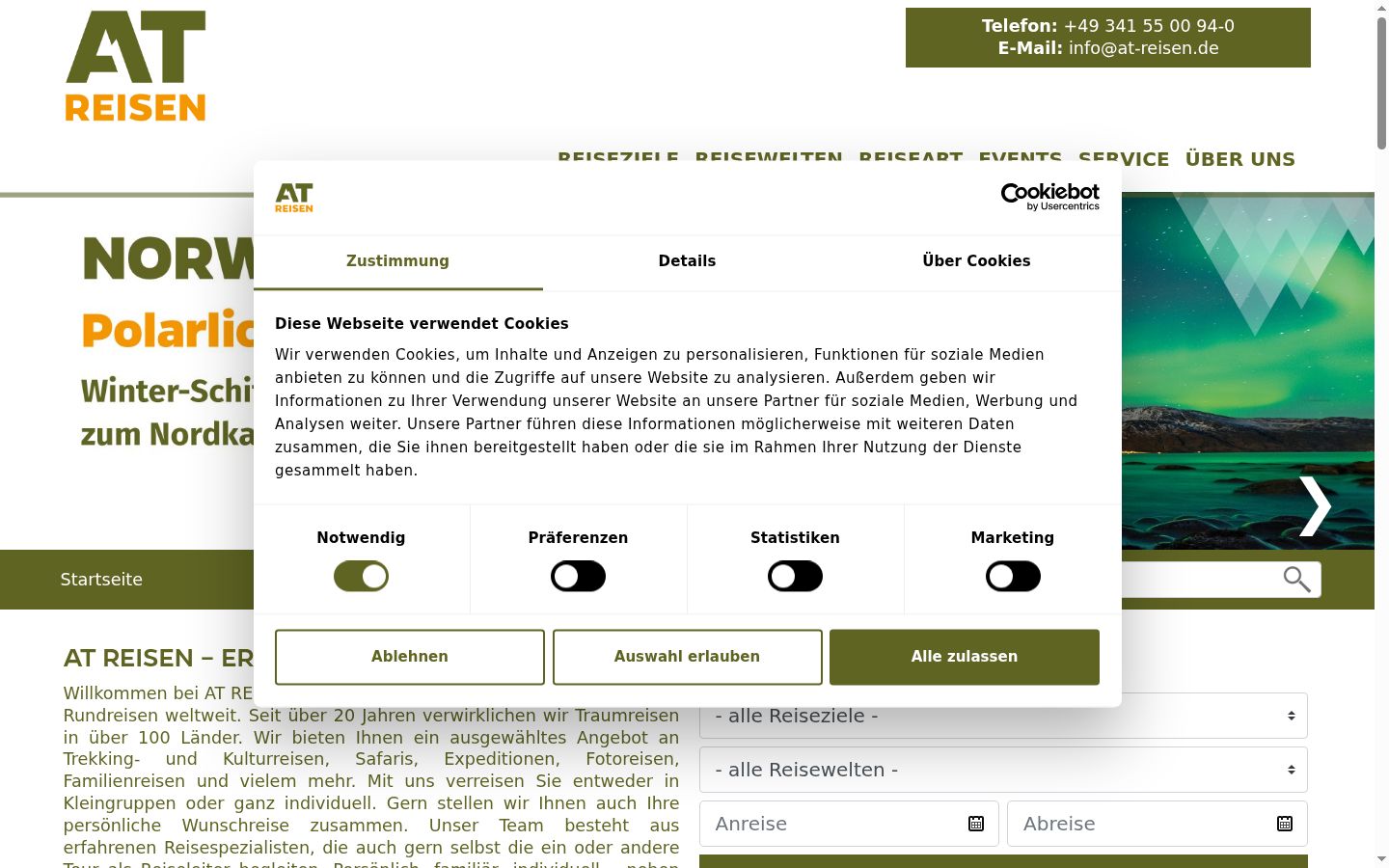 Zrzut ekranu banera zgody wyświetlanego przed jakąkolwiek interakcją