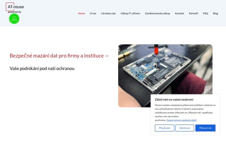Screenshot of at-reuse.cz