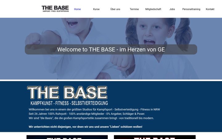 Screenshot von at-the-base.de