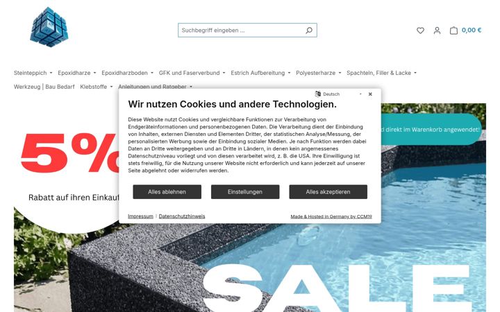 Screenshot του at-verbundwerkstoffe.de