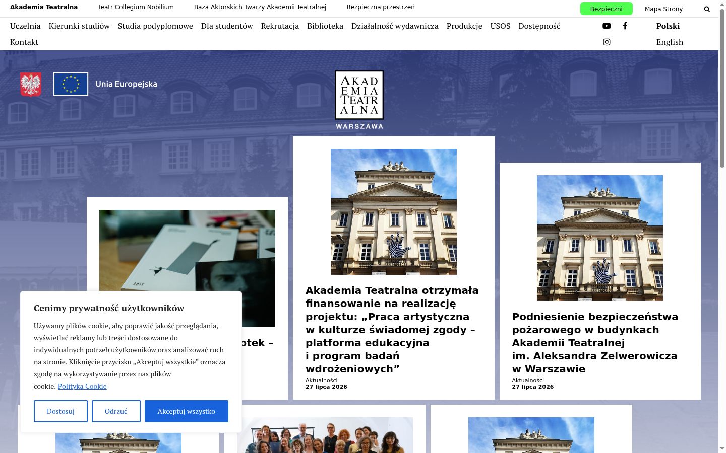 Snímek obrazovky baneru souhlasu zobrazeného před jakoukoli interakcí
