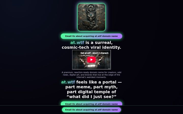 Screenshot of at.wtf