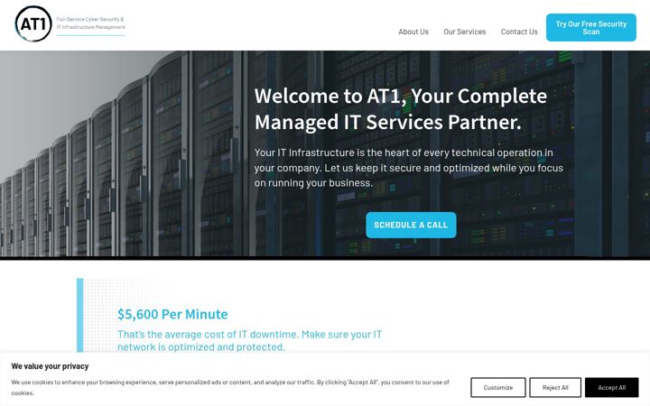 Screenshot ta' at1security.com