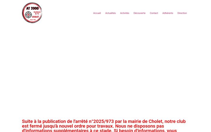 Screenshot of at2000cholet.fr