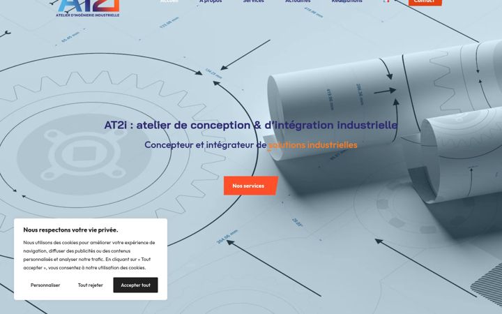 Screenshot of at2i-conception.com