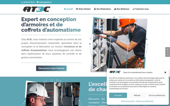 Screenshot of at3c.fr