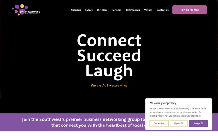 Screenshot of at4networking.com