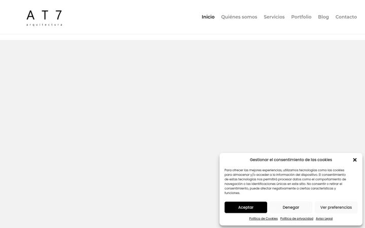 Screenshot di at7arquitectura.com