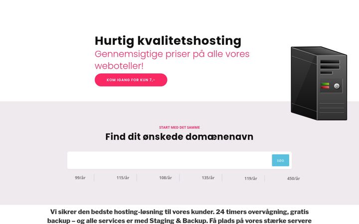 Screenshot of at7hosting.com