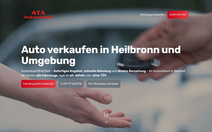 Screenshot of ata-auto.de