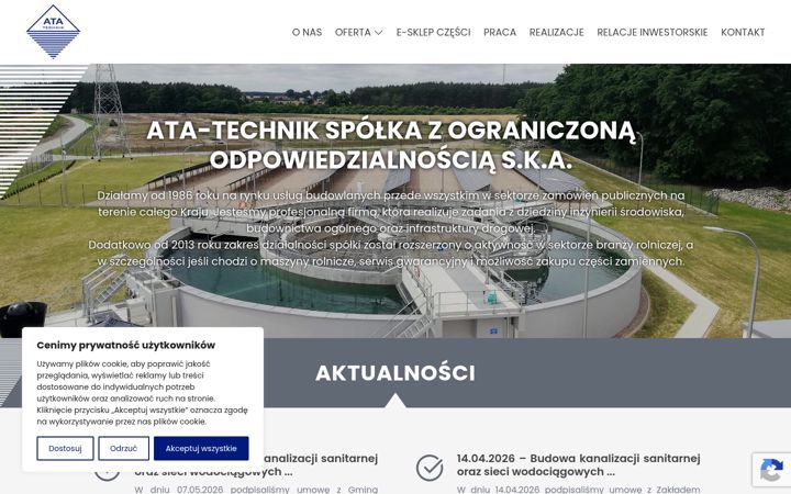 Screenshot of ata-technik.com.pl