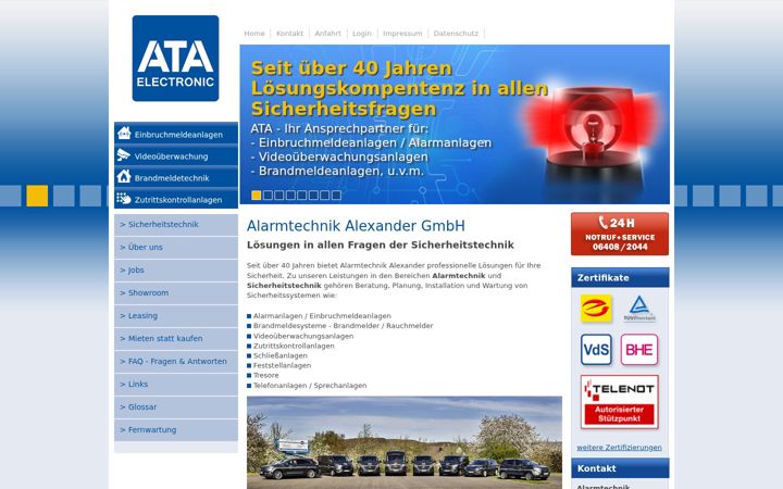Screenshot of ata.de