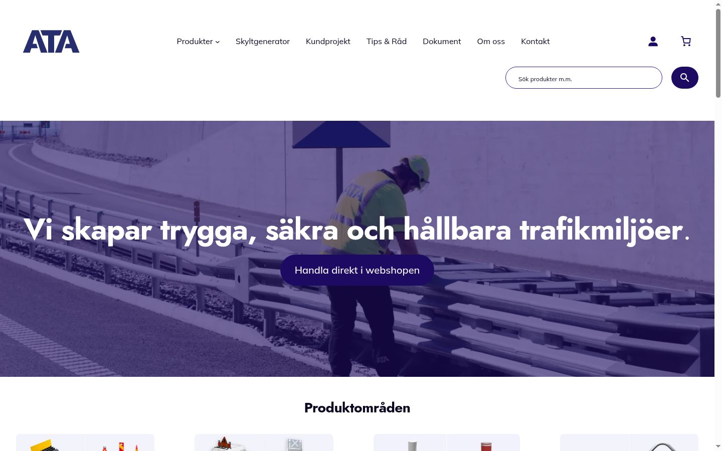 Skärmbild av samtyckesbannern som visades före någon interaktion