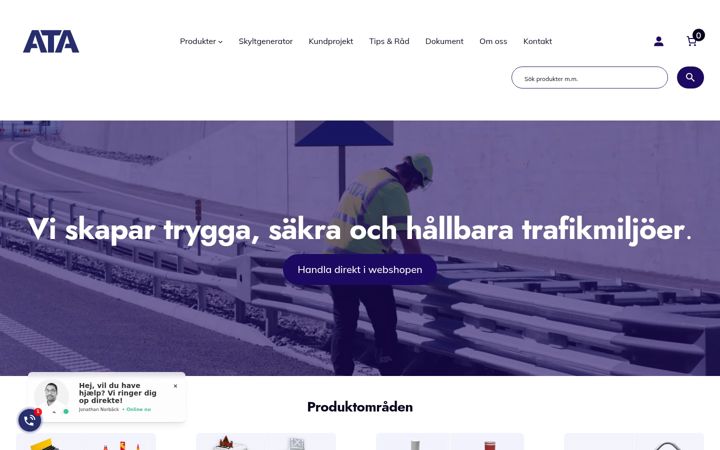 Screenshot stránky ata.se