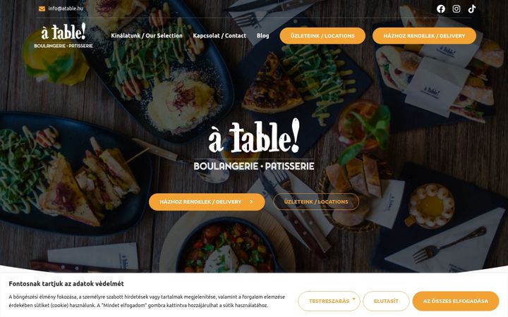 Screenshot of atable.hu