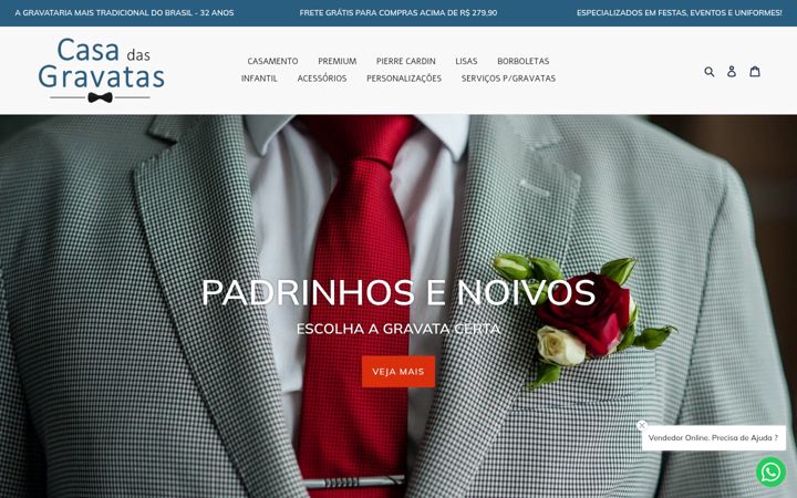 Zrzut ekranu atacadaodasgravatas.com.br