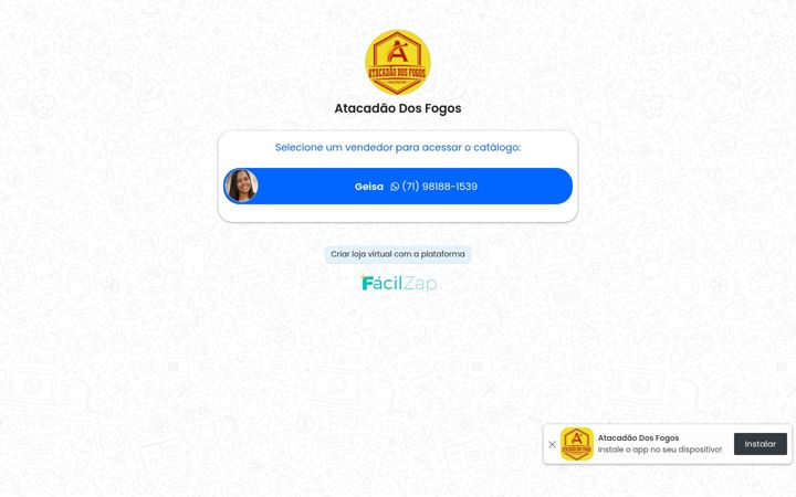 Zrzut ekranu atacadaodosfogos.com.br