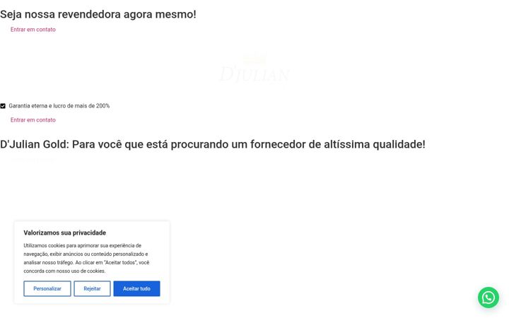 Zrzut ekranu atacadodjuliangold.com.br