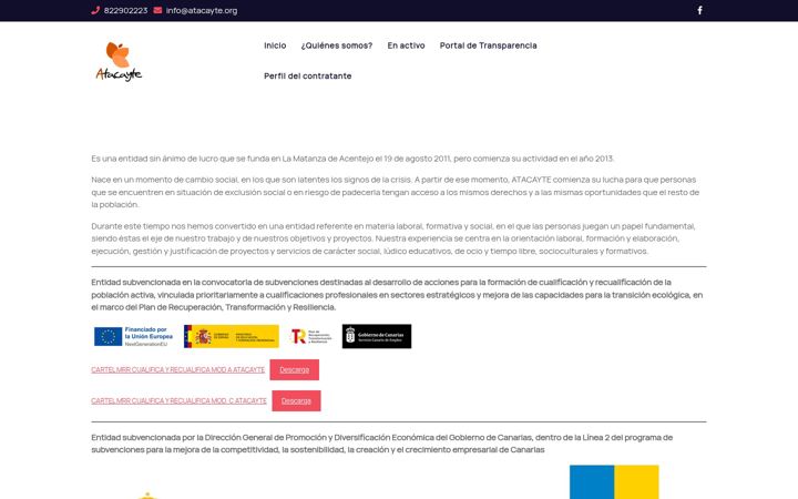 Képernyőkép: atacayte.org
