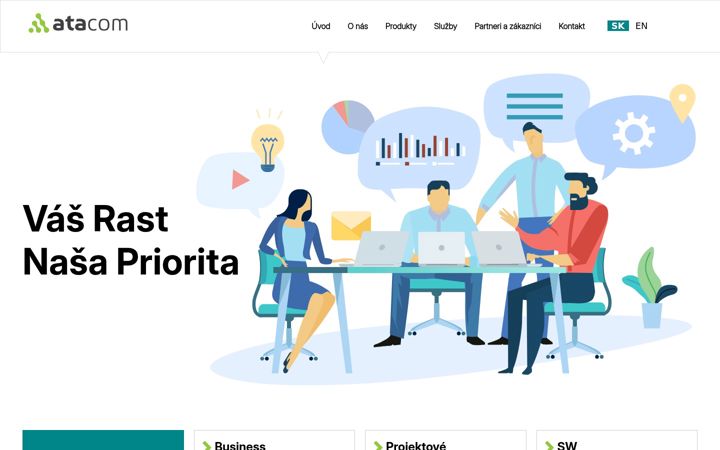 Screenshot of atacom.sk