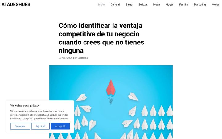 Screenshot of atadeshuesca.org