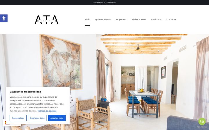 Screenshot of atadesign.es