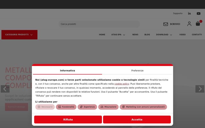 Screenshot of atag-europe.com